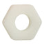 Alpha Glow In The Dark Liquid Silicone Prolong Sexagon Ring