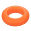Alpha Liquid Silicone Prolong Cock Ring - Orange - Large