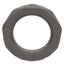 Alpha Liquid Silicone Prolong Presmatic Cock Ring - Gray/Grey