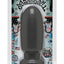 American Bombshell Shell Shock Anal Plug - Grey/Gun Metal - Large