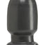 American Bombshell Shell Shock Anal Plug - Grey/Gun Metal - Small