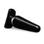 Anal Adventures Basic Anal Plug - Black - Large