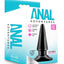 Anal Adventures Easy Butt Plug - Black