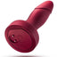 Anal Adventures Matrix Atomic Plug Rechargeable Silicone Anal Plug with Remote - Martian