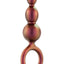 Anal Adventures Matrix Beaded Loop Silicone Plug - Brown/Copper