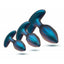 Anal Adventures Matrix Cosmos Plug Kit Silicone Anal Plug Set - Lunar