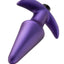 Anal Adventures Matrix Interstellar Plug Rechargeable Silicone Anal Plug - Astro - Purple/Violet