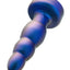 Anal Adventures Matrix Kinetic Plug Rechargeable Silicone Anal Plug with Remote- Space Age