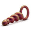 Anal Adventures Matrix Spiral Loop Silicone Plug - Brown/Copper