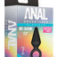 Anal Adventures Platinum Silicone Loop Plug - Black - Small