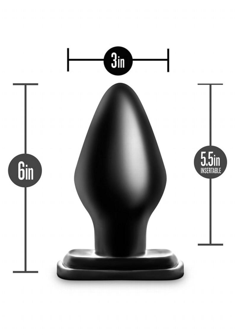 Anal Adventures XXL Butt Plug - Black