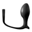 Anal Fantasy Collection Ass-Gasm Cockring Beginners Silicone Plug Slim - Black - 4in