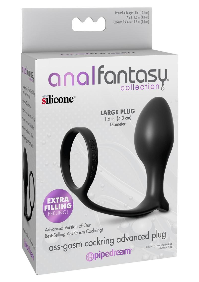 Anal Fantasy Collection Ass-Gasm Cockring Beginners Silicone Plug Slim