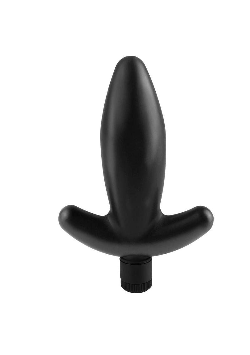Anal Fantasy Collection Beginner's Anal Anchor Vibrating Waterproof - Black - 3.25in