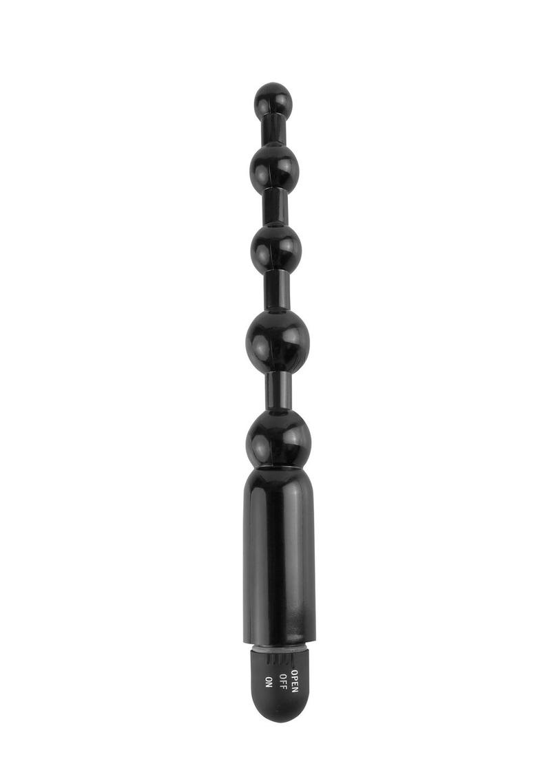 Anal Fantasy Collection Beginner's Power Beads Waterproof - Black - 5in