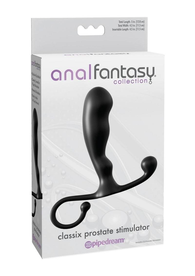 Anal Fantasy Collection Classix Prostate Stimulator - Black - 4in