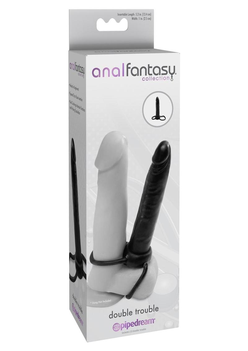 Anal Fantasy Collection Double Trouble Strap-On Cockring