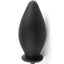Anal Fantasy Collection Inflatable Silicone Plug - Black - 4.25in