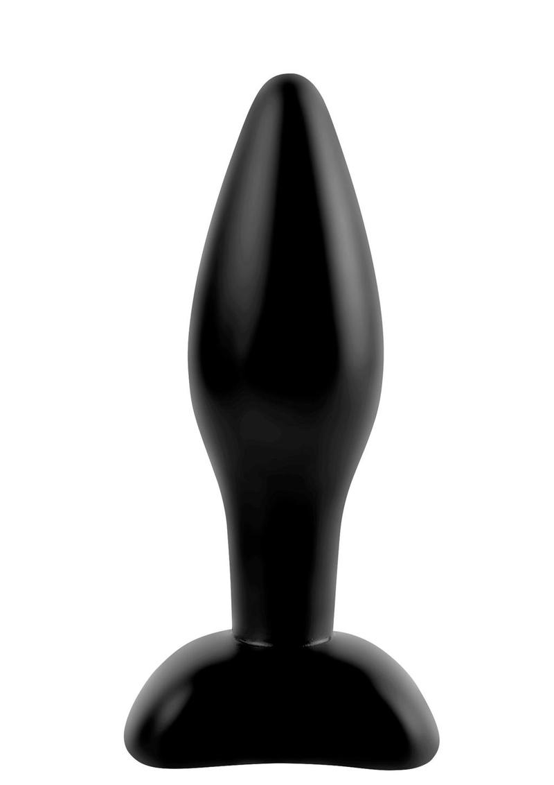 Anal Fantasy Collection Small Silicone Plug Kit - Black - Small - 3.5in