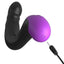 Anal Fantasy Elite Hyper-Pulse Rechargeable Silicone P-Spot Massager - Black