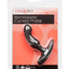 Anal Toys Rechargeable Curved Probe Silicone Anal Stimulator - Black