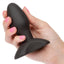 Anal Toys Rechargeable Tapered Probe Silicone Anal Stimulator - Black