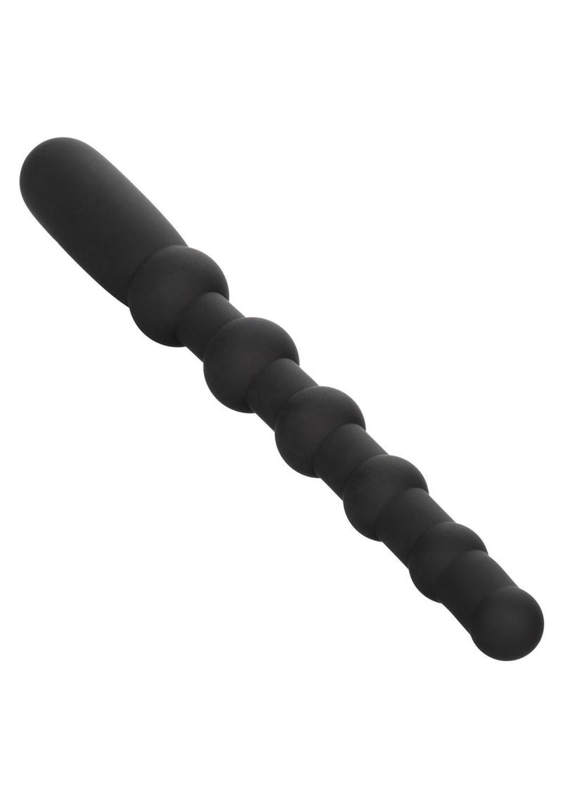 Anal Toys Rechargeable X-10 Silicone Beads - Black