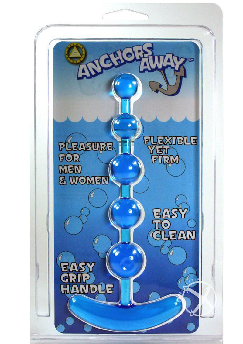 Anchors Away Anal Beads - Blue