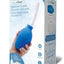 Aquaclean Large Volume 310ml Douche with One Way Valve - Blue/White