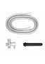 Aquaclean Shower Douche System with Diverter - Black