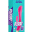 Aria Pleasin' AF Rechargeable Silicone Rabbit Vibrator - Fuchsia/Pink
