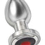 Ass-Sation Remote Control Rechargeable Vibrating Metal Anal Plug - Metal/Silver