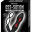 Ass-Sation Remote Thrusting Rechargeable Silicone Power Plug - Black