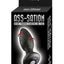 Ass-Sation Remote Vibrating and Rotating Rechargeable Silicone Anal Plug - Black