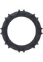 Atlas Silicone Cock Ring - Black