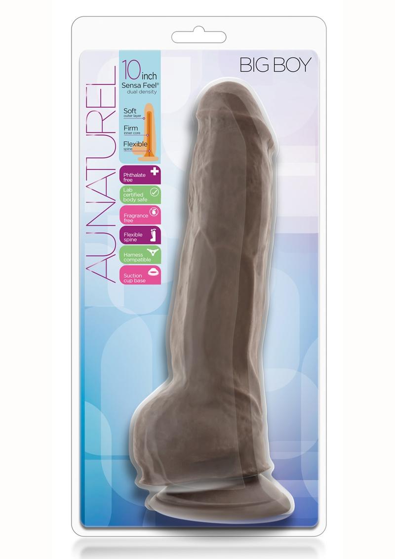 Au Naturel Big Boy Dildo with Balls