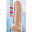 Au Naturel Big Boy Dildo with Balls - Flesh/Vanilla - 10in