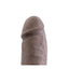 Au Naturel Big John Sensa Feel Dual Density Dildo with Balls