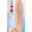 Au Naturel Big John Sensa Feel Dual Density Dildo with Balls - Vanilla - 11.5in