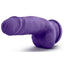 Au Naturel Bold Beefy Dildo with Suction Cup - Purple - 7in