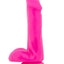 Au Naturel Bold Delight Dildo with Suction Cup - Pink - 6in