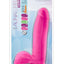 Au Naturel Bold Pleaser Dildo with Suction Cup - Pink - 7in