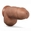 Au Naturel Chub Dildo with Suction Cup - Caramel - 10in