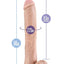 Au Naturel Daddy Sensa Feel Dual Density Dildo with Balls