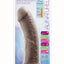 Au Naturel Dildo with Suction Cup - Chocolate - 8in