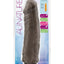 Au Naturel Home Wrecker Vibrating Dildo - Brown/Caramel - 9.5in