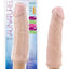 Au Naturel Home Wrecker Vibrating Dildo - Flesh/Vanilla - 9in