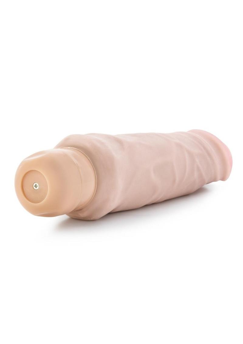 Au Naturel Home Wrecker Vibrating Dildo - Flesh/Vanilla - 9in