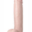 Au Naturel Huge Sensa Feel Dildo with Suction Cup - Vanilla - 10in