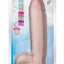 Au Naturel Huge Sensa Feel Dildo with Suction Cup - Vanilla - 10in